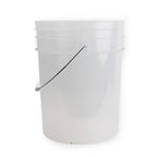 Translucent Bucket, 5 Gallon, Pack of 6