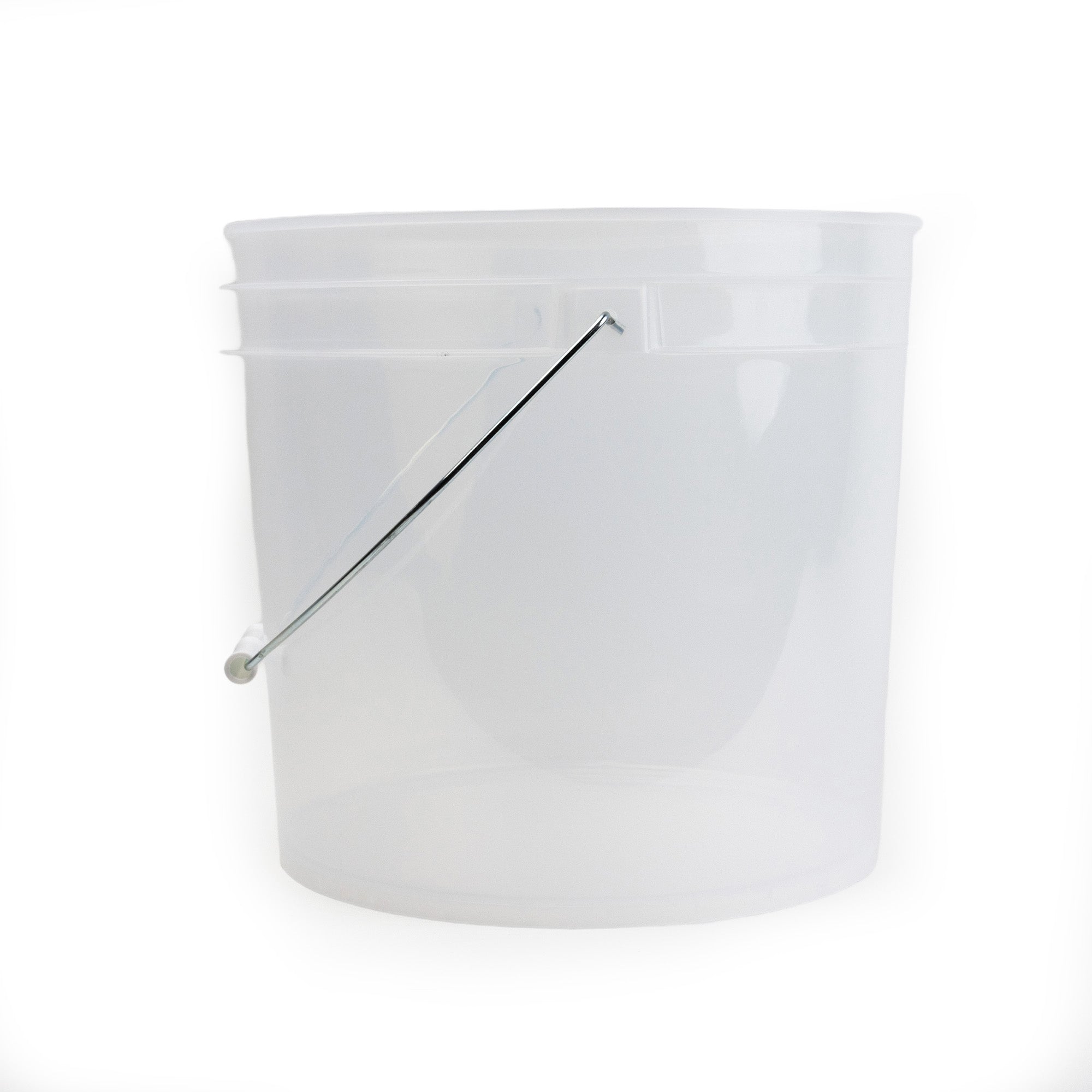 Transparent Bucket, 3.5 Gallon, Pack of 12